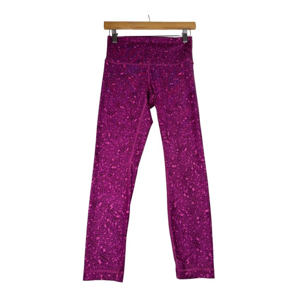 Lululemon High Times Luxtreme in Paradise Geo Regal Plum Leggings sz 6